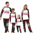 thumbnail image 1 of RXMEKW Ensemble de Pyjama Assorti pour la Famille Manches Longues à Carreaux pour Hommes Femmes Enfants Rouge, 1 of 5