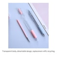 thumbnail image 3 of FlyFlise 1pc Refillable & Retractable Gel Ink Pens 0.5mm Black Ink Gel Pen with 6 Ink Refills for Office School Students Adults, 3 of 8