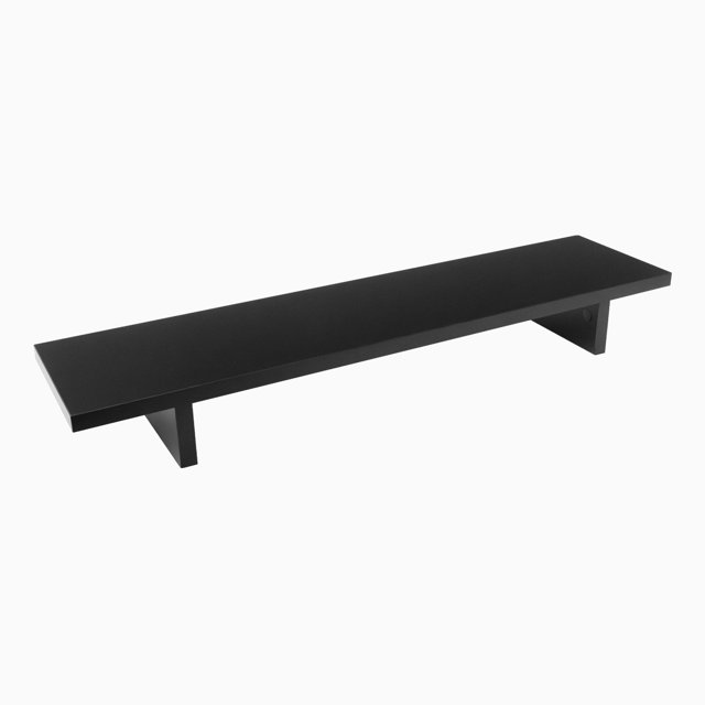 Desky Minimal Monitor Stand - Black Laminate