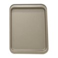 thumbnail image 2 of Rectangle Baking Pan Cookie Biscuit Pastry Stainless Steel Baking Oven Tray Non-stick Coating  Small  Gold, 2 of 9