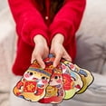 thumbnail image 4 of Penkiiy Enveloppes Rouges du Nouvel An Chinois 2025, Enveloppe Rouge Robuste Enveloppes Rouges du Nouvel An Lunaire Grand Cadeau Porte-Bonheur Argent Paquets Rouges Hong Bao avec Différents Motifs Embossés Dorés s - 6 Pcs, 4 of 9