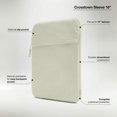 thumbnail image 2 of Incase Crosstown Sleeve with Woolenex - 16 Inch Laptop/MacBook Sleeve â?? Vertical Orientation, Cushioned Protection, Durable Construction, External Slip Pocket - Limestone, 2 of 6