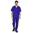 thumbnail image 2 of M&M SCRUBS Men's Scrub Set Medical Scrub Top and Pants, 2 of 4