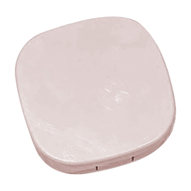 Pink Portable Compact Contact Lens Storage Case With Integrated Accessory Holder For Daily Use And Travel Organization