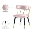 thumbnail image 4 of Meridian Furniture Rheingold Dining Chair, Pink (Set of 2), 4 of 7