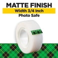 thumbnail image 2 of 3M Magic Tape, 1-Inch Core, 3/4 x 1000 Inches, 24 Per Pack, Transparent (MMM810K24), 2 of 9