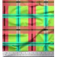 thumbnail image 1 of Soimoi Cotton Voile Fabric Check Check Printed Craft Fabric by the Yard 56 Inch Wide, 1 of 4