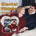 thumbnail image 1 of New Blanket Sweatshirt Lining Plush Comfy Fleece Oversized Hoodie Pocket Pink, 1 of 6