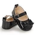 thumbnail image 1 of Faithtur Princess Shoes Girls Solid Color Bowknot Footwear Walking Shoes, 1 of 9