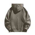 thumbnail image 3 of KIHOUT Men's Hoodies Jackets, Moisture Wicking & Breathable, Full Zip Solid Color Hooded Sweatshirt, 3 of 8