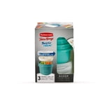 Rubbermaid TakeAlongs Twist & Seal Food Storage Containers, 378 mL (1.6 Cup), Teal Splash, 3 Pack