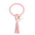 thumbnail image 1 of PU Leather Bracelet Keychain Fashion Tassel Pendant Bracelet Key Ring, 1 of 2