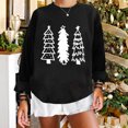 thumbnail image 1 of EGNMCR Chandail en Molleton de Noël Mode pour Dames Col Rond Décontracté Imprimé de Noël Blouse à Manches Longues, 1 of 7