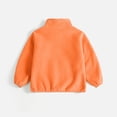 thumbnail image 3 of MIASHUI Manteau Léger Chaud à Fermeture Éclair pour Tout-Petits Garçons Filles, Orange, 3-4 Ans, 3 of 4