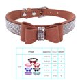 thumbnail image 2 of pitrice Bling Crystal Cat Collar Metal Adjustable Puppy Bow Tie Rhinestone Soft Collars Pet Supplies for Small Medium Dogs, 2 of 3