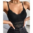 thumbnail image 2 of WZXFASHION Women Strapless Adjustment Rimless Invisible Bralette Push Up Sticky Bras Vest Intimates Black L, 2 of 6