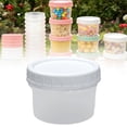 thumbnail image 1 of XIPYYKM 1 Paquet-4 OZ Contenant de Rangement pour Congélateur, Petit Contenant en Plastique avec Couvercle à Vis, Contenant Rond pour Aliments, Contenant à Soupe Réutilisable Compatible Micro-Ondes/lave-Vaisselle, 1 of 9