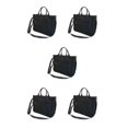 thumbnail image 1 of Youkk Sac de Collège Sac de Voyage Restez Organisé et à la Mode en Déplacement Sangle Ajustable Noir Ensemble de 5, 1 of 6