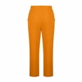 thumbnail image 4 of WRKEKC Casual Pants for Men Relaxed Fit Straight Leg Beach Pants with Drawstring and Pockets Solid Color for Summer Wear, 4 of 6