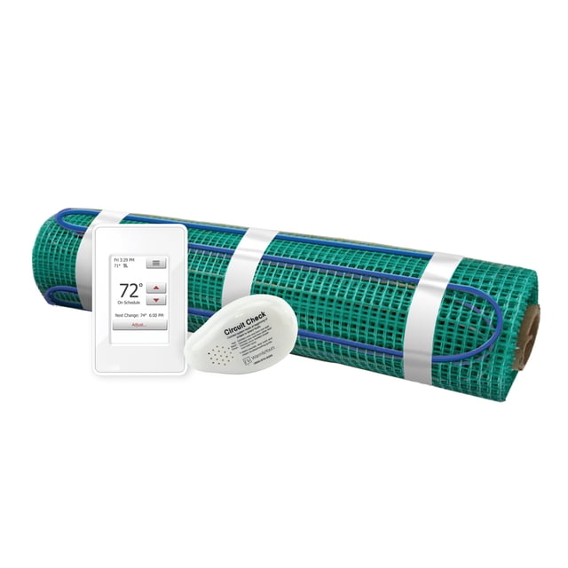 WarmlyYours TempZone Electric Radiant Floor Heating Flex Roll Kit 1.5' x 27'