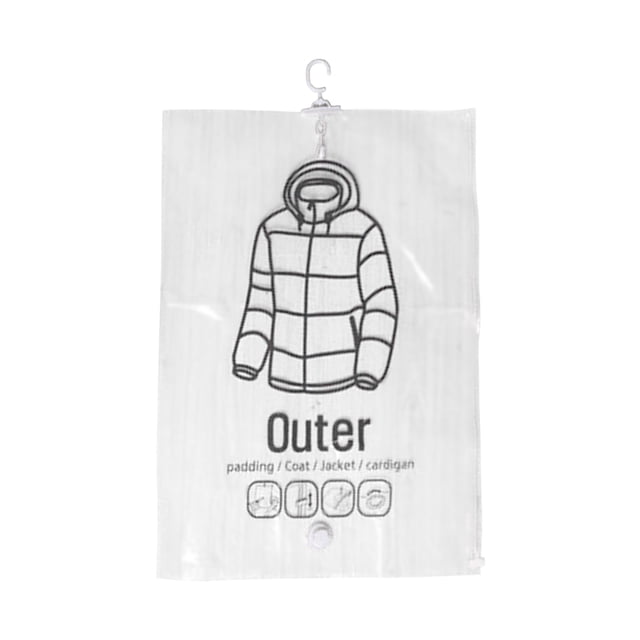 Sacs de Rangement sous Vide Suspendus Sacs de Rangement sous Vide Suspendus Sacs de Rangement pour Vêtements Sacs de Rangement sous Vide Réutilisables Peuvent Être Utilisés pour Tenir des Robes, des Doudounes et O
