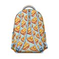thumbnail image 4 of Burger Foodie Students Backpack American Food Sandwich School Bag with Breakfast Fast Food Pattern, Comfortable and Adjustable Strap for Students, 4 of 6