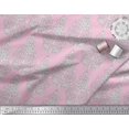 thumbnail image 3 of Soimoi Cotton Cambric Fabric Leaves & Floral Block Printed Fabric 1 Yard 56 Inch Wide, 3 of 3