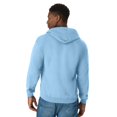 thumbnail image 2 of Hanes Mens ComfortBlend EcoSmart Full Zip Hoodie, 2XL, Light Blue, 2 of 7