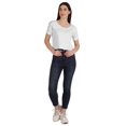 thumbnail image 2 of Inkmeso T-Shirt Court Style de Rue Coupe Régulière Col Rond pour Femmes T-Shirt en Coton, 2 of 7