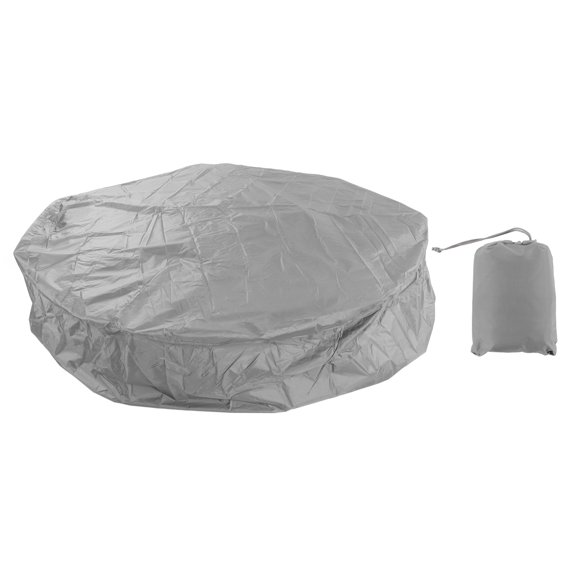 Hot Tub Cover, Keep Tub Clean Tear Proof Round Waterproof Weather Proof Hot Tub For Household 190x30cm,190x90cm,210x30cm,215x70cm