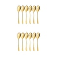 thumbnail image 1 of Youkk Ensemble de 6 Pcs Cuillères de Service Durables en Acier Inoxydable Ensembles pour Acier Inoxydable Durable Ensemble Cuillères en Acier Inoxydable Doré 2Ensemble, 1 of 6