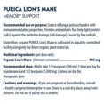 thumbnail image 2 of Purica - Lions Mane 400mg, 120 Vcaps, 2 of 2