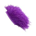 thumbnail image 1 of HLONK 1 Yard Dyed Ostrich Feather Fringe Trim Ribbon Embellishment Cream, 1 of 8