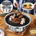 thumbnail image 2 of kurtrusly Korean Charcoal Barbecue Grill Portable Charcoal Stove Without Net Rack, 2 of 8