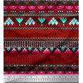 thumbnail image 1 of Soimoi Georgette Viscose Fabric Geometric & Semi Mandala Decorative Print Sewing Fabric Yard 42 Inch Wide, 1 of 2
