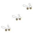 thumbnail image 1 of yingyy 1/2/3/5 2 Pieces Curtain Tieback Round Polyester Replacement Simple Style Household Kitchen Sunshade Drape Fixing Fastener Bronze 3PCS, 1 of 6