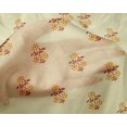 thumbnail image 4 of oneOone Silk Tabby Fabric Leaves & Floral Block Print Fabric By Yard 42 Inch Wide, 4 of 5