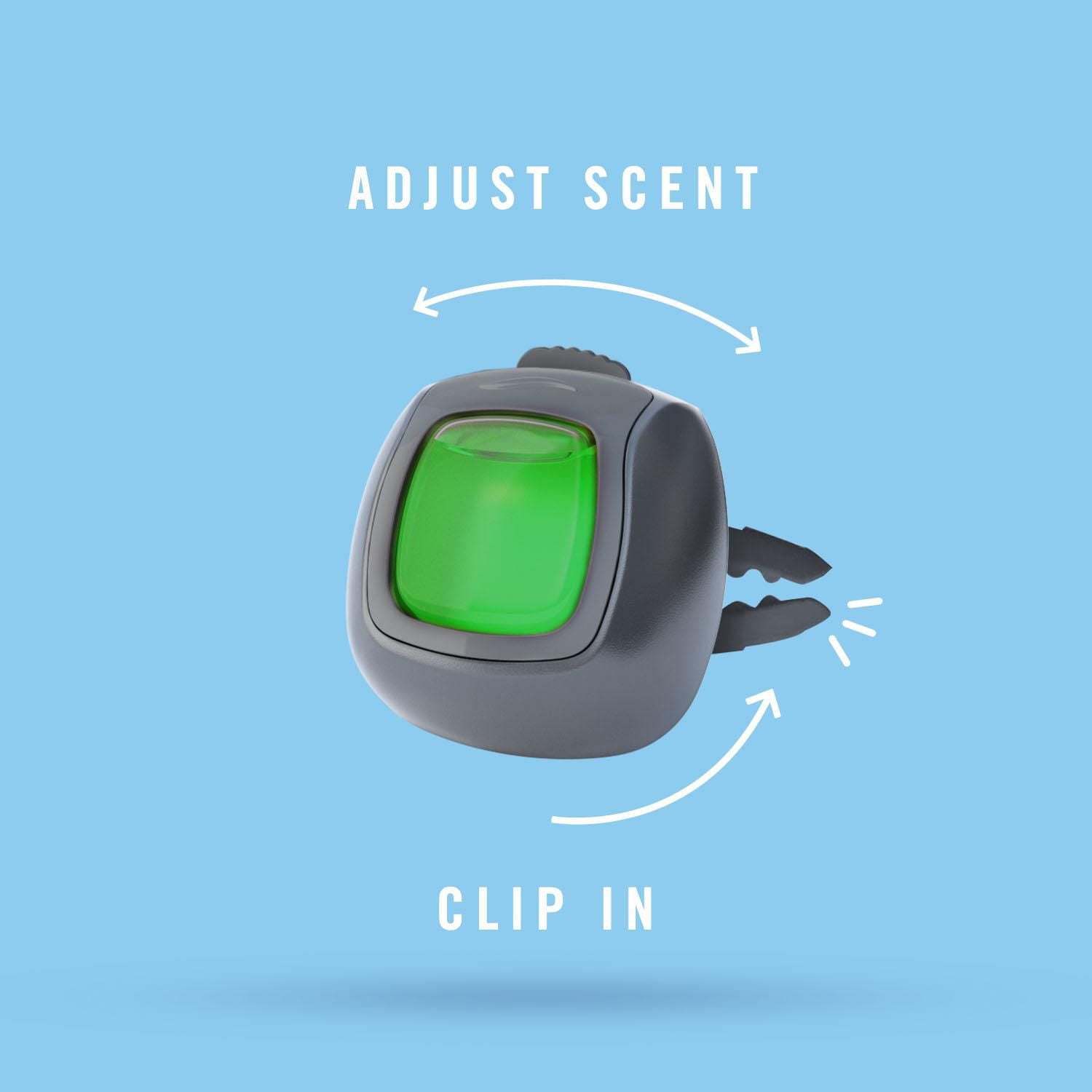 Assainisseur d’air sous forme de pince pour bouche d’air Febreze AUTO