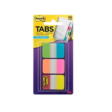 Post-it® Tabs 686-ALOPRYT, 1 in. x 1.5 in. (25,4 mm x 38,1 mm)