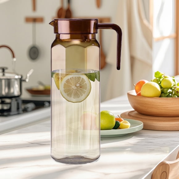 SSZMDLB Bouilloire en Plastique Grande Capacité, Pichet de Qualité Alimentaire 1100 ml pour Restaurant Bar Hôtel, Bouilloire à Thé Bouilloire à Lait Pichet à Jus, Pichet d'Eau Sans BPA pour Service de Boissons