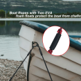 thumbnail image 3 of FLOODKING 2-Pack Mooring Ropes 2.5FT - Bungee Dock Lines with Bumper for Kayaks, Boats, Jet Skis, 3 of 6