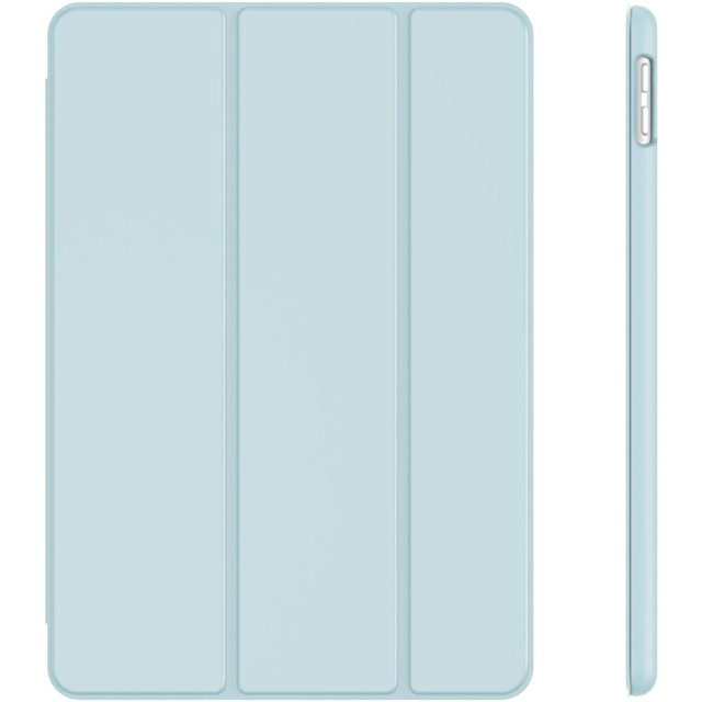 Étui pour Apple iPad 7 (10,2 Pouces, Modèle 2019, 7e Génération), Mise en Veille / Réveil Automatique (Bleu Pâle)