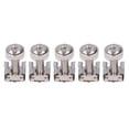 thumbnail image 4 of Domqga Cage Écrou Assortiment Kit, 50 Ensembles Cage M5 Écrou M5x20 Vis Kit Nickelé Fer Métrique Carré Trou Rack RV pour Yacht Marin, Écrous à Cage et Vis, 4 of 8