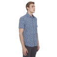thumbnail image 4 of Dark Black Men's 4 Way Stretch s/s button down shirt, 4 of 5
