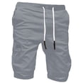 thumbnail image 3 of Men's Cargo Shorts Plus Size Big and Tall Cargo Shorts Multi-Pockets Relaxed Summer Drawstring Beach Shorts Pants, 3 of 5