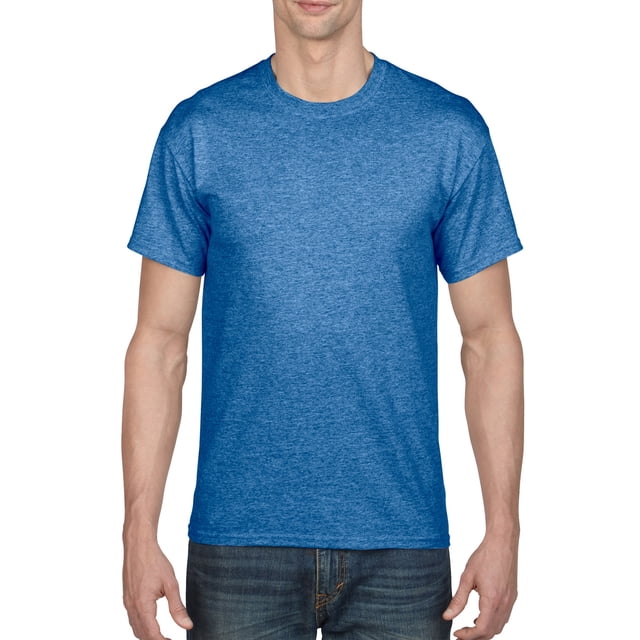 Gildan Mens DryBlend T-Shirt, S, Heather Sport Royal