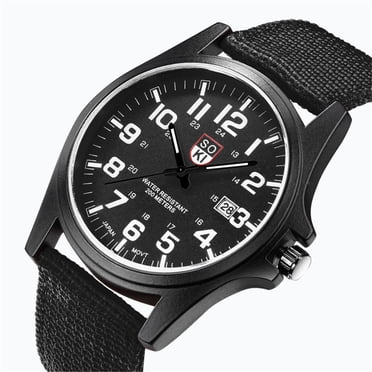 TIMIFIS Watch for Men Couple Fashion Nylon Strap Analog Quartz Round Wrist Watch Watches - Summer