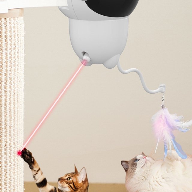 Cat Teaser Toy,Cat Feather Toy 15 Cat Toy Pet Exercise Toy Ultra Responsive