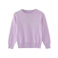 thumbnail image 1 of Chandail pour Enfants Tricoté à Col Rond, Chandail Uni Garçons Filles, 1 of 4