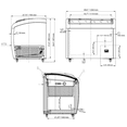 thumbnail image 2 of 13 cu. Ft. Capacity Glass Top Novelty Ice Cream Freezer, 2 of 4